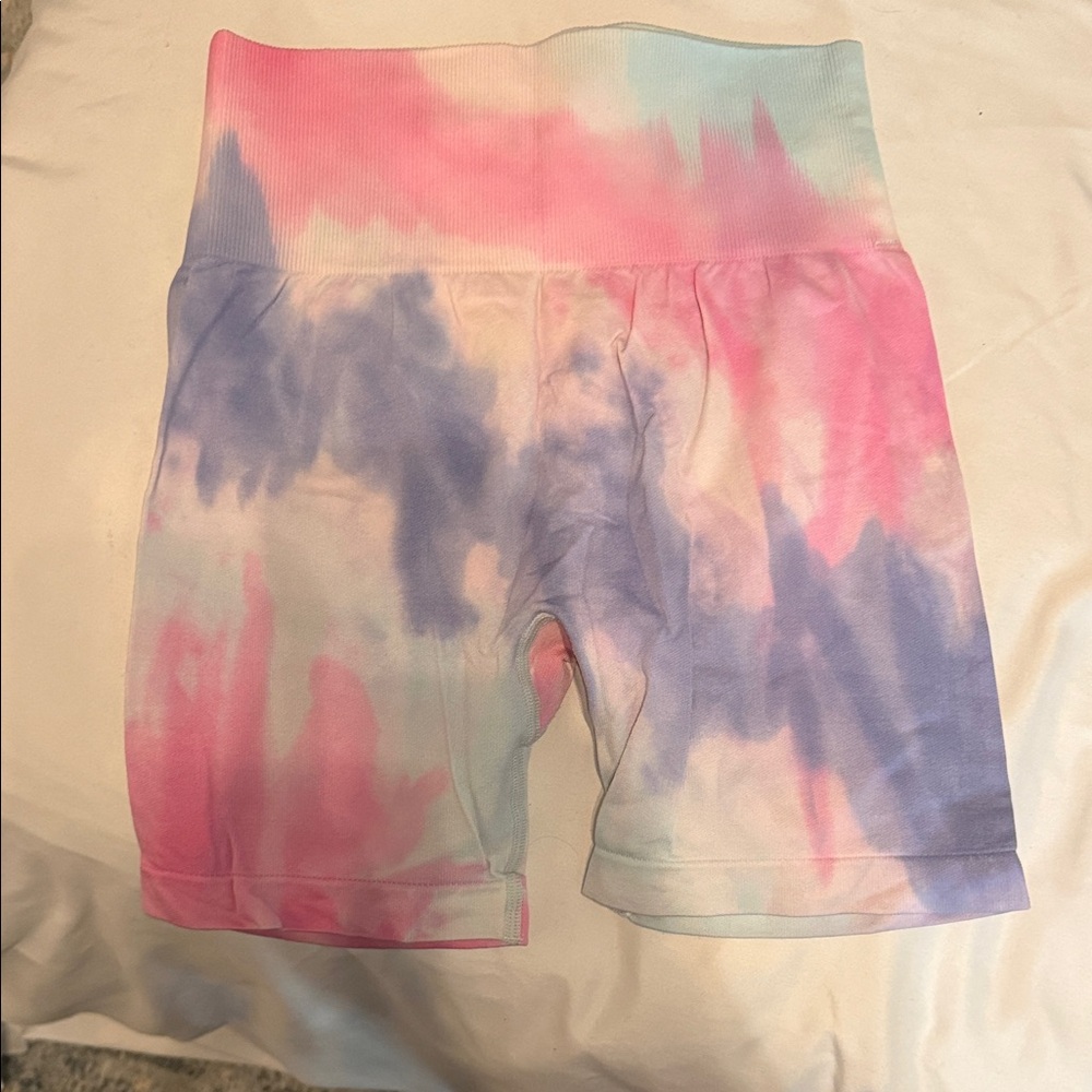 Tie-Dye Biker Shorts